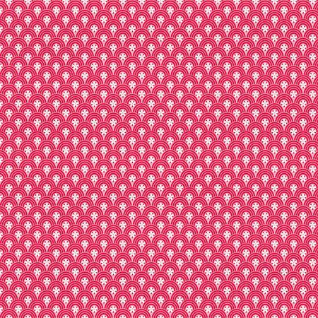 Feuille Décopatch - Formes arrondies sur fond rose - 660 - 30 x 40 cm