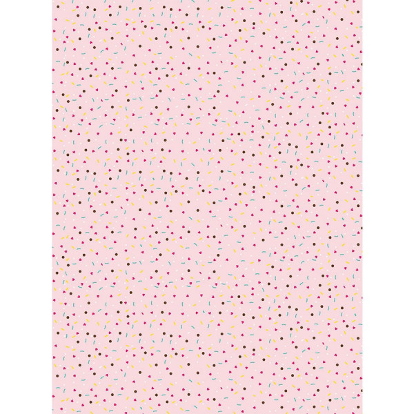 Feuille Décopatch 681 - Pépites sur fond rose - 30 x 40 cm