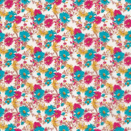 Feuille Décopatch - Fleurs des champs - 683 - 30 x 40 cm