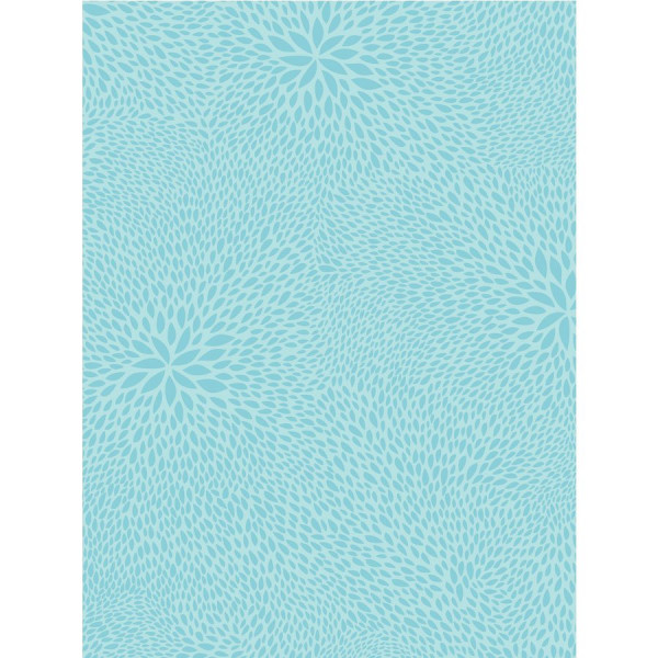Feuille Décopatch - gouttes, tons bleus glaciers - 30 x 40 cm