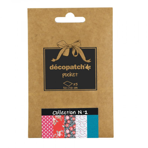 Déco Pocket - Lot de 5 papiers - Numéro 2