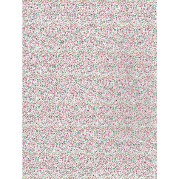 Feuille Décopatch - Fleurs liberty - 717 - 30 x 40 cm