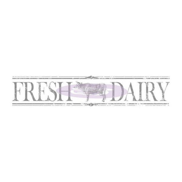Rub-on Decor - Fresh Dairy - 152,4 x 29,2 cm