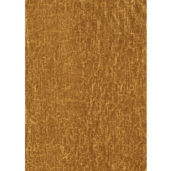Feuille Décopatch - Marron et or craquelé - 30 x 40 cm