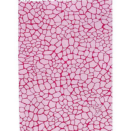 Feuille Décopatch - Effet mosaïque rose - 30 x 40 cm