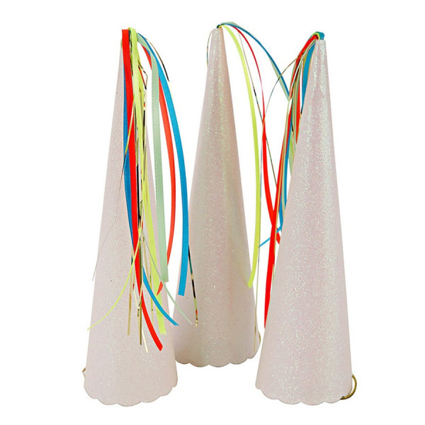 Chapeau festif - Corne de licorne - 8 pcs