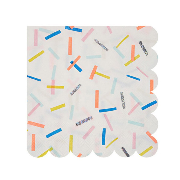 Serviettes en papier - Petit format - Sprinkles - 16 pcs