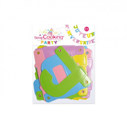 Guirlande en carton - Joyeux anniversaire - 2 m