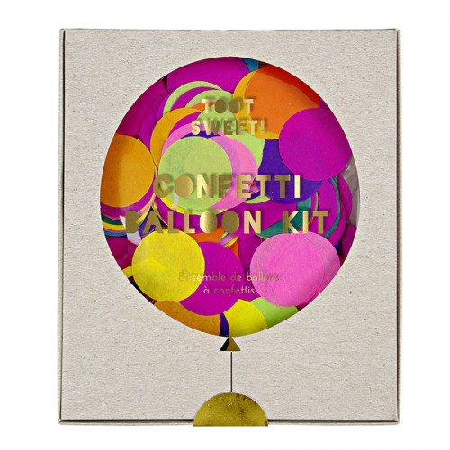Kit ballon confettis - Multicolore - 8 pcs