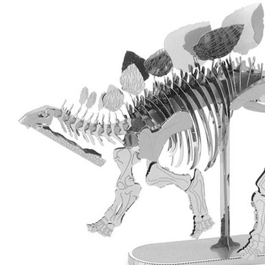 Maquette en métal : Dinosaures Stegosaure Squelette
