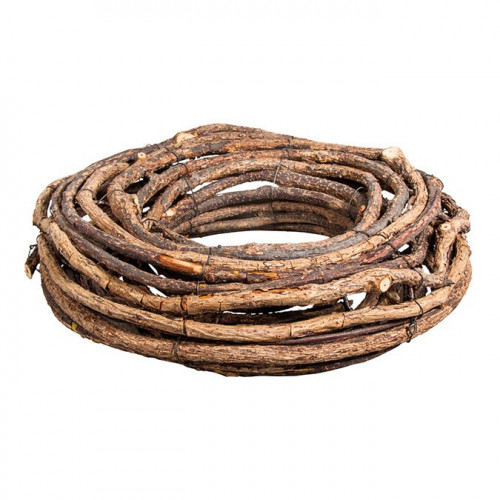 Couronne naturelle en bois - 30 cm