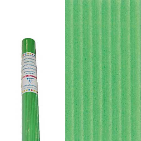 Carton ondulé - vert - 50 x 70 cm