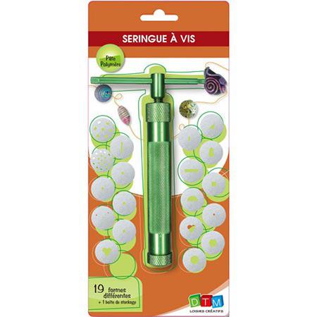 Seringue à vis pour pâte à Fimo