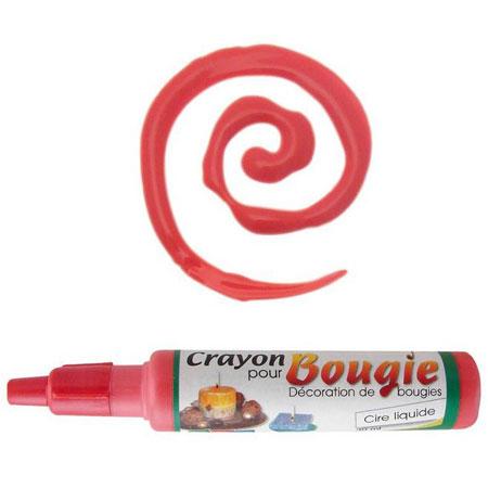 Crayon pour bougies - Rouge