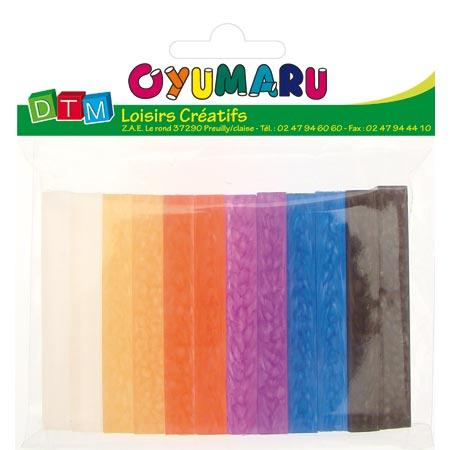 12 couleurs au choix FIMO Lot de 3 pâtes OYUMARU pour moulage réutilisable 