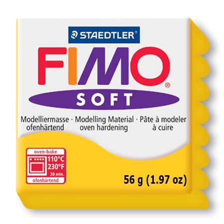 Fimo soft - Jaune soleil (16)