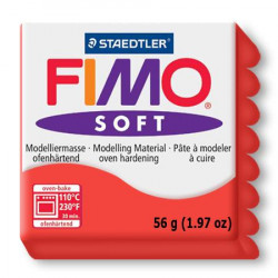 Fimo soft - Rouge indien (24)