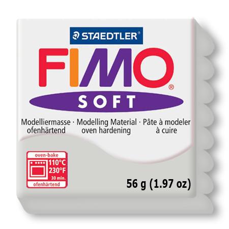 Fimo soft - Gris (80)