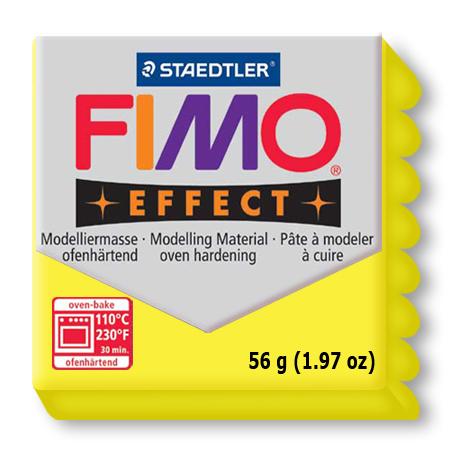 Fimo effect - Jaune translucide (104)