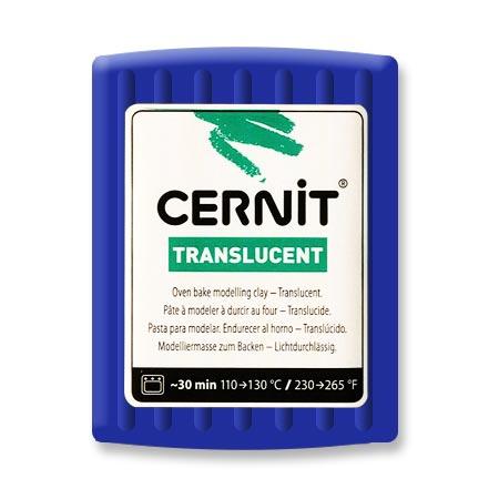 Pâte Polymère Cernit Translucide Saphir 56 g