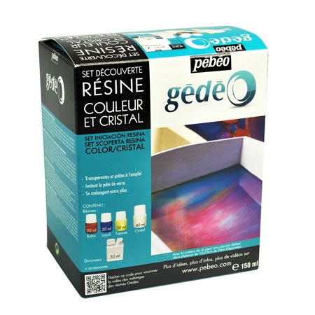 Kit Résine Couleur - Set découverte 3 couleurs 20 ml + 1 cristal 40 ml