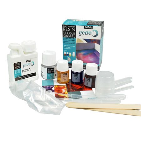 Kit Résine Couleur - Set découverte 3 couleurs 20 ml + 1 cristal 40 ml