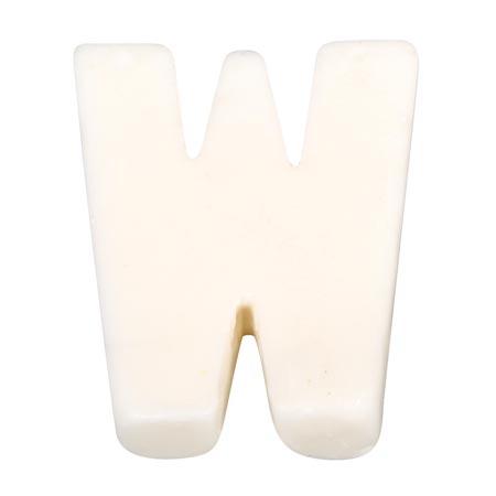 Savon - Lettre W - h. 4,5 cm