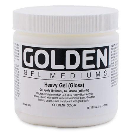 Golden 237 ml - Gel medium épais brillant