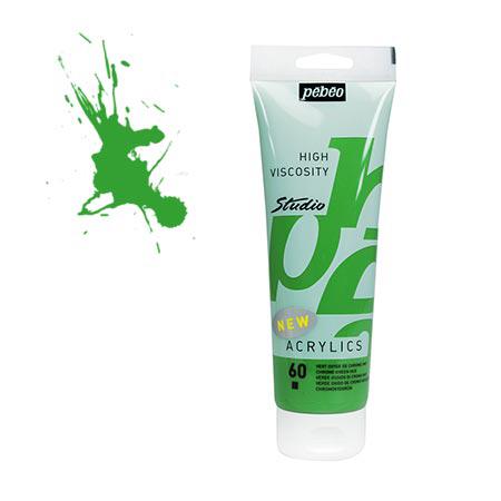 Studio acrylics HV - couleur 60 : vert oxyde de chrome - 100 ml