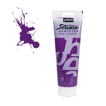Studio Acrylics - violet d'Orient - couleur 21 - 250 ml