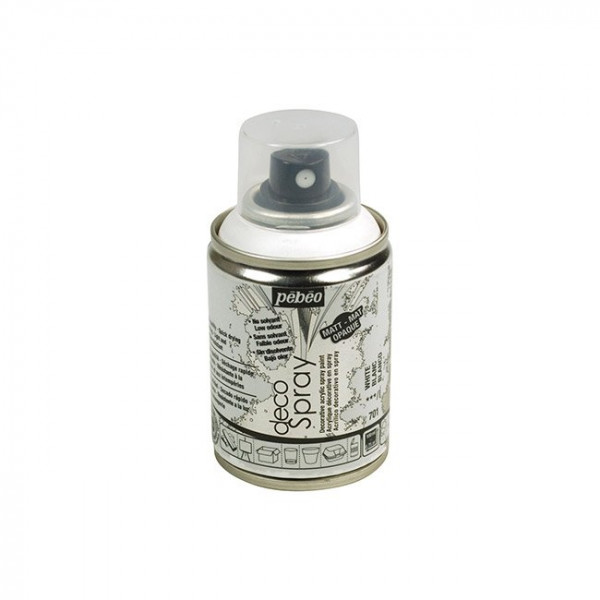 DecoSpray - Peinture en bombe - 100 ml - Blanc