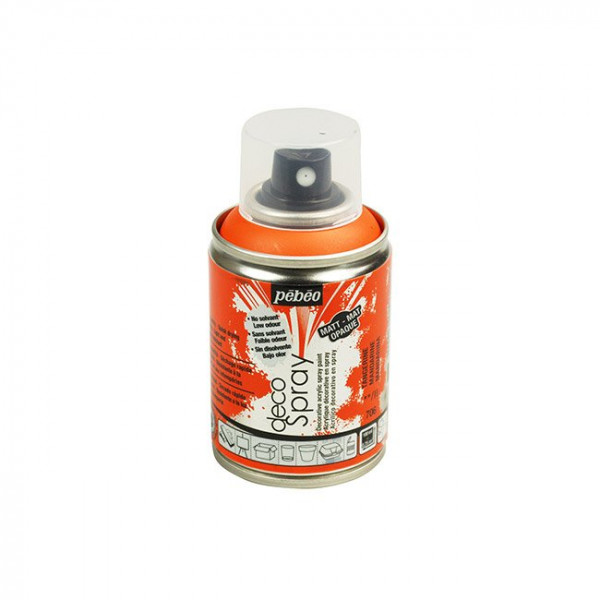 DecoSpray - Peinture en bombe - 100 ml - Mandarine