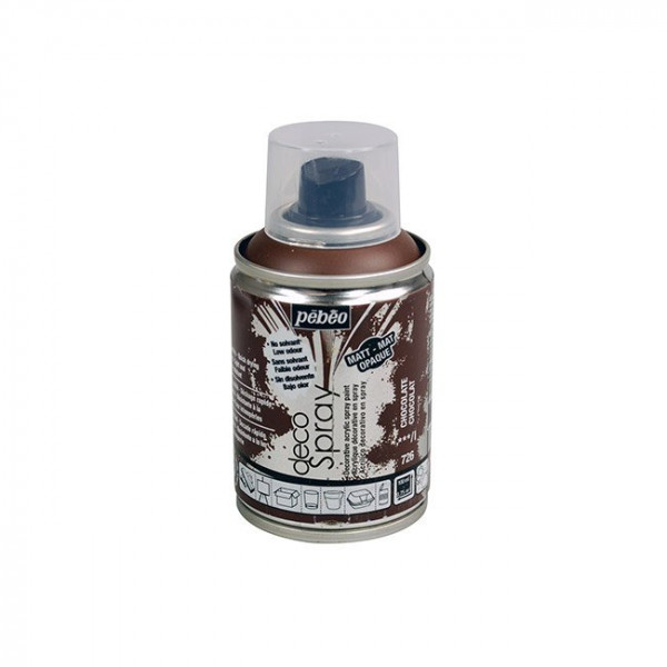 DecoSpray - Peinture en bombe - 100 ml - Choco