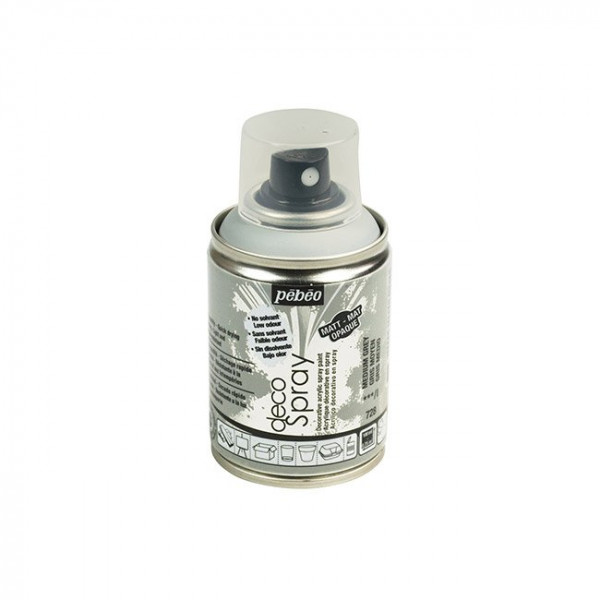 DecoSpray - Peinture en bombe - 100 ml - Gris Moyen