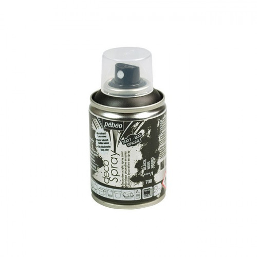 DecoSpray - Peinture en bombe - 100 ml - Noir