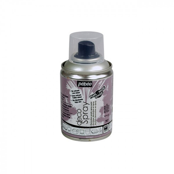 DecoSpray - Peinture en bombe - 100 ml - Argent