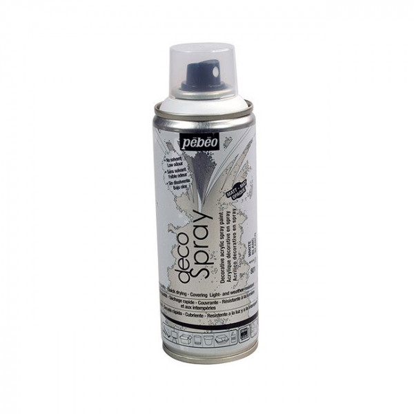 DecoSpray - Peinture en bombe - 200 ml - Blanc