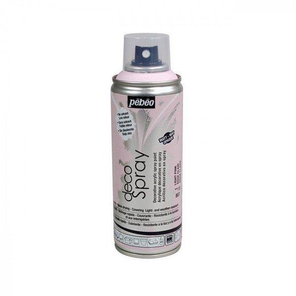 DecoSpray - Peinture en bombe - 200 ml - Rose clair