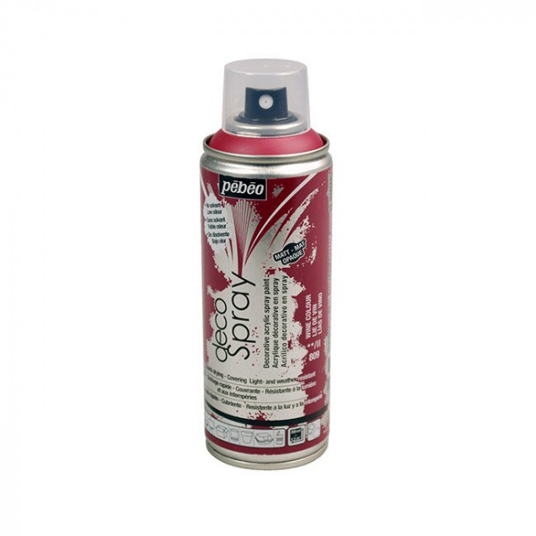 DecoSpray - Peinture en bombe - 200 ml - Lie de vin