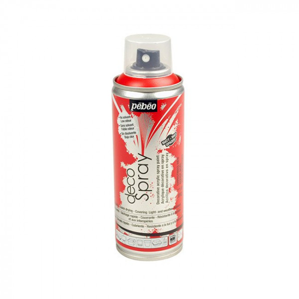 DecoSpray - Peinture en bombe - 200 ml - Rouge Noël