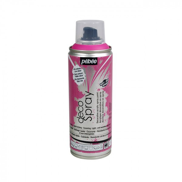 DecoSpray - Peinture en bombe - 200 ml - Fuchsia