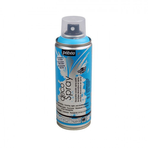 DecoSpray - Peinture en bombe - 200 ml - Bleu Caraïbe