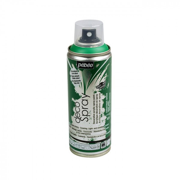 DecoSpray - Peinture en bombe - 200 ml - Vert Noël