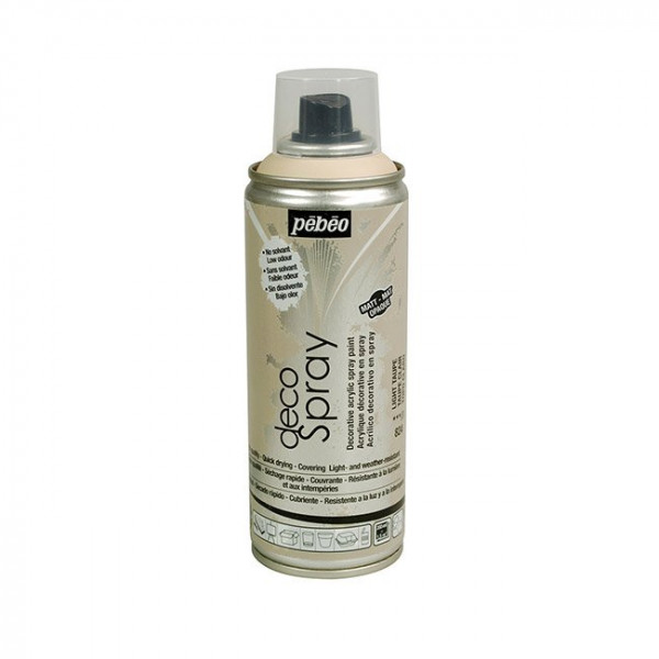 DecoSpray - Peinture en bombe - 200 ml - Taupe Clair