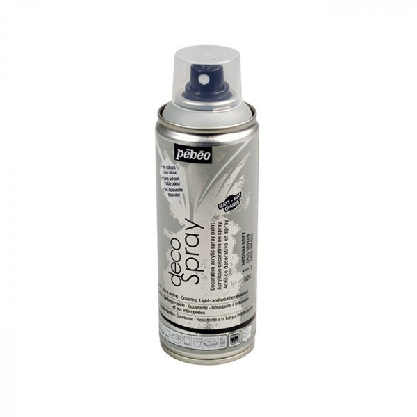 DecoSpray - Peinture en bombe - 200 ml - Gris Moyen