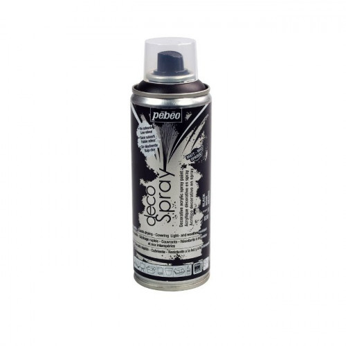 DecoSpray - Peinture en bombe - 200 ml - Noir