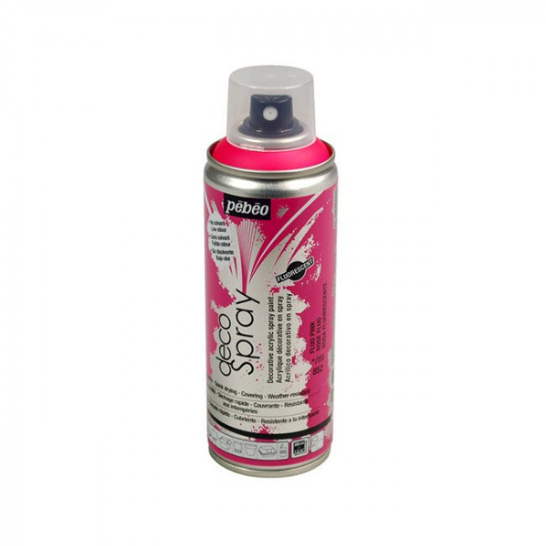 DecoSpray - Peinture en bombe - 200 ml - Rose - Scrapmalin