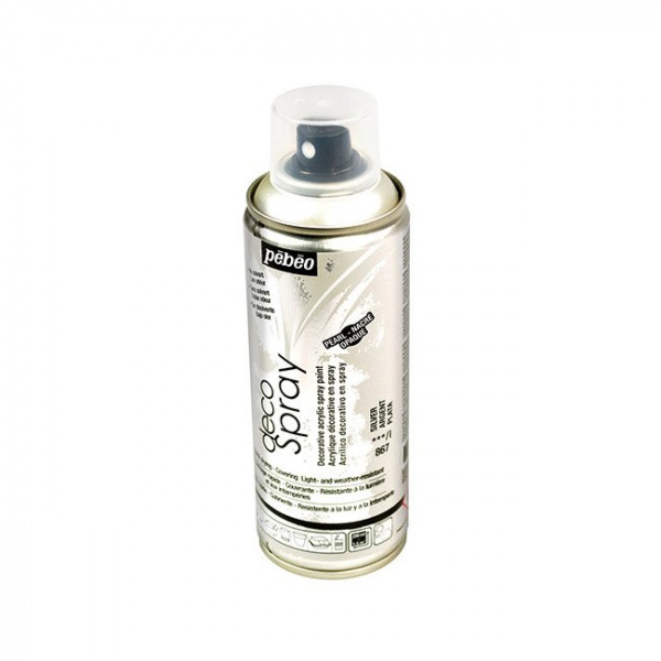 DecoSpray - Peinture en bombe - 200 ml - Argent