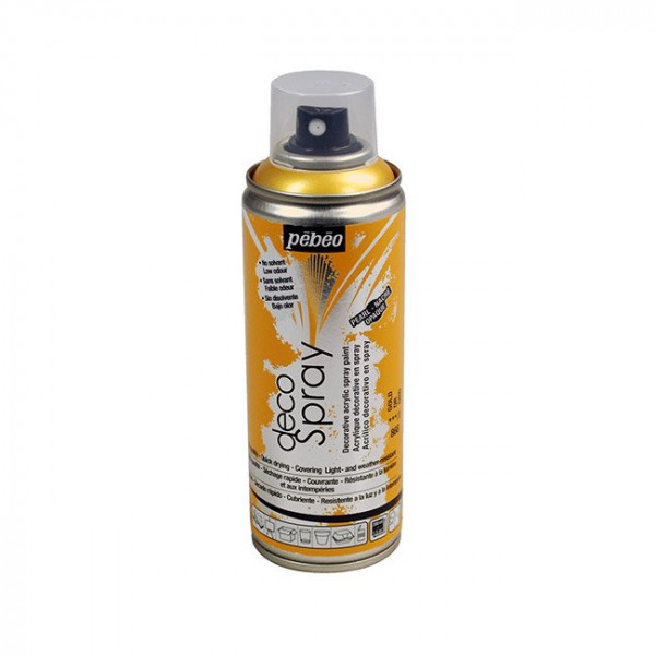 DecoSpray - Peinture en bombe - 200 ml - Or