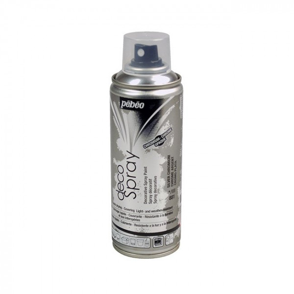 Peinture en aérosol chrome or 200 ml